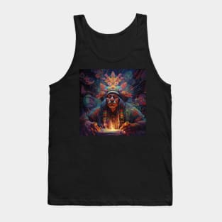 Ayahuasca And the Old Shaman Ritual Tank Top